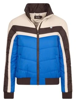 Übergangsjacke "I Wish I Knew How It Would Feel To Be Free" In Blau