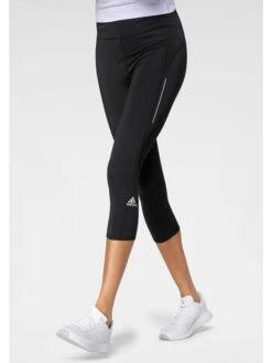ADIDAS Trainingsleggings "Own The Run 3/4" In Schwarz