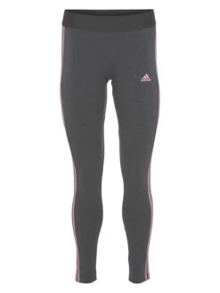 ADIDAS Trainingsleggings "W 3S" In Anthrazit/ Rosa -Bekleidungsförderung Laden adidas trainingsleggings w 3s in anthrazit rosa 3