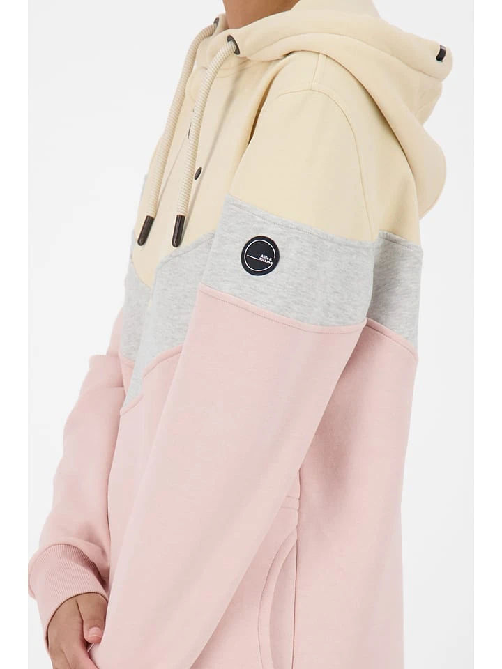 Sweatkleid "Biggi" In Rosa/ Gelb 6 Sweatkleid "Biggi" In Rosa/ Gelb – Bild 4