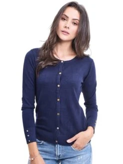 Cardigan In Dunkelblau