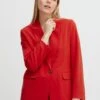 B.young Jackenblazer In Rot -Bekleidungsförderung Laden b young jackenblazer in rot