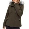 Bench Freizeit Jacken Marie Winter Jacket Women Green -Bekleidungsförderung Laden bench freizeit jacken marie winter jacket women green