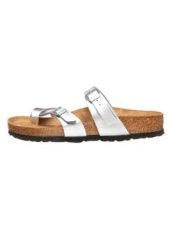 Birkenstock Zehentrenner "Mayari" In Silber - Weite N