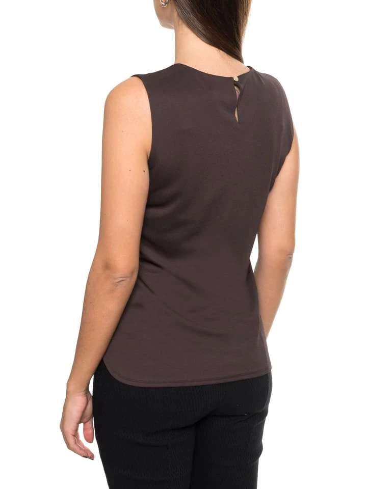 Calvin Klein Bluse In Braun 5 Calvin Klein Bluse In Braun – Bild 3