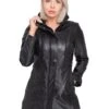 Lederjacke In Schwarz -Bekleidungsförderung Laden caminari lederjacke in schwarz