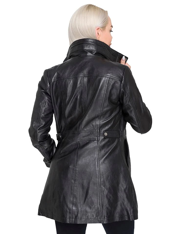 Lederjacke In Schwarz 5 Lederjacke In Schwarz – Bild 3