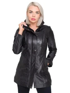 Lederjacke In Schwarz