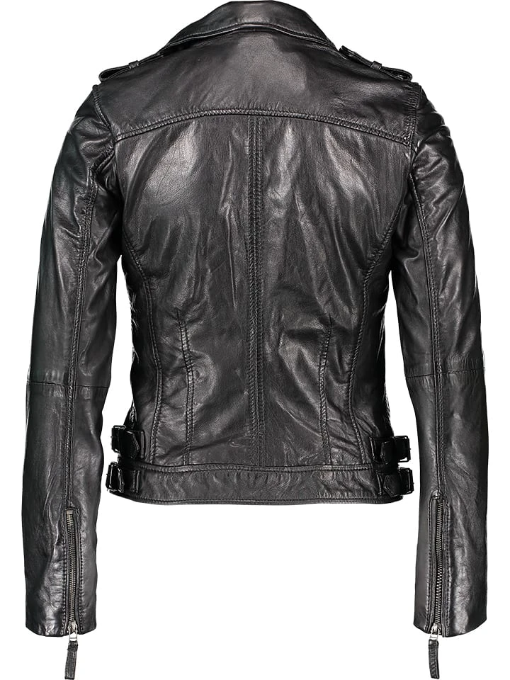 Lederjacke "Subi" In Schwarz 4 Lederjacke "Subi" In Schwarz – Bild 2