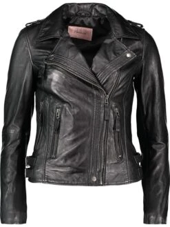 Lederjacke "Subi" In Schwarz