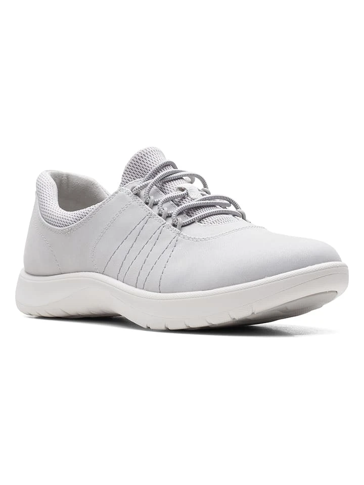 Clarks Slipper In Hellgrau 5 Clarks Slipper In Hellgrau – Bild 3