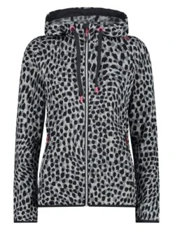 CMP Fleecejacke In Grau/ Schwarz