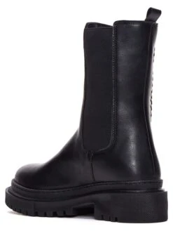 Chelsea-Boots In Schwarz -Bekleidungsförderung Laden cold out chelsea boots in schwarz 3