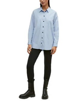 Bluse Blau -Bekleidungsförderung Laden comma ci bluse blau 3