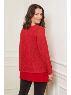 Bluse In Rot/ Bunt 10 Bluse In Rot/ Bunt -Bekleidungsförderung Laden curvy lady bluse in rot bunt 3