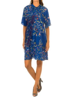 Desigual Kleid In Blau/ Bunt