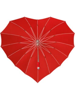 Stockschirm "Heart" In Rot - Ø 107 Cm -Bekleidungsförderung Laden falconetti stockschirm heart in rot o 107 cm 3