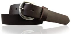 Ledergürtel In Dunkelbraun