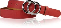 Ledergürtel In Rot