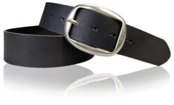 Ledergürtel In Schwarz