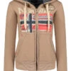 GEOGRAPHICAL NORWAY Sweatjacke "Farlotte" In Beige -Bekleidungsförderung Laden geographical norway sweatjacke farlotte in beige