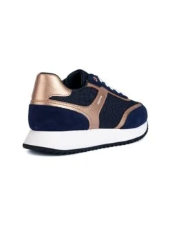 Geox Sneakers "Ddoralea" In Gold/ Dunkelblau -Bekleidungsförderung Laden geox sneakers ddoralea in gold dunkelblau 3