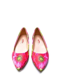 Ballerinas In Pink/ Grün -Bekleidungsförderung Laden goby ballerinas in pink grun 3