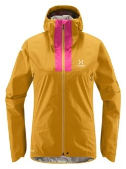 Funktionsjacke "L.I.M GTX" In Ocker/ Pink