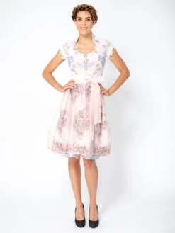 Dirndl "Alessia" In Rosa/ Hellblau