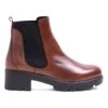 Leder-Chelsea-Boots In Cognac -Bekleidungsförderung Laden helene rouge leder chelsea boots in cognac