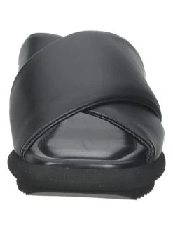 Leder-Pantoletten In Schwarz -Bekleidungsförderung Laden hogl leder pantoletten in schwarz 3