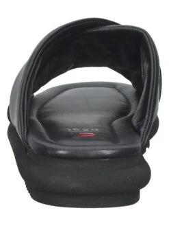 Leder-Pantoletten In Schwarz -Bekleidungsförderung Laden hogl leder pantoletten in schwarz 4