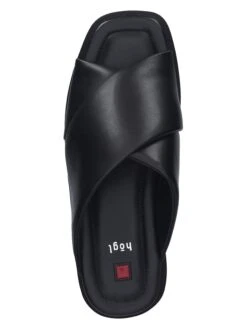 Leder-Pantoletten In Schwarz -Bekleidungsförderung Laden hogl leder pantoletten in schwarz 5