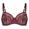 Bügel-BH "Malika" In Bordeaux -Bekleidungsförderung Laden hunkemoller bugel bh malika in bordeaux