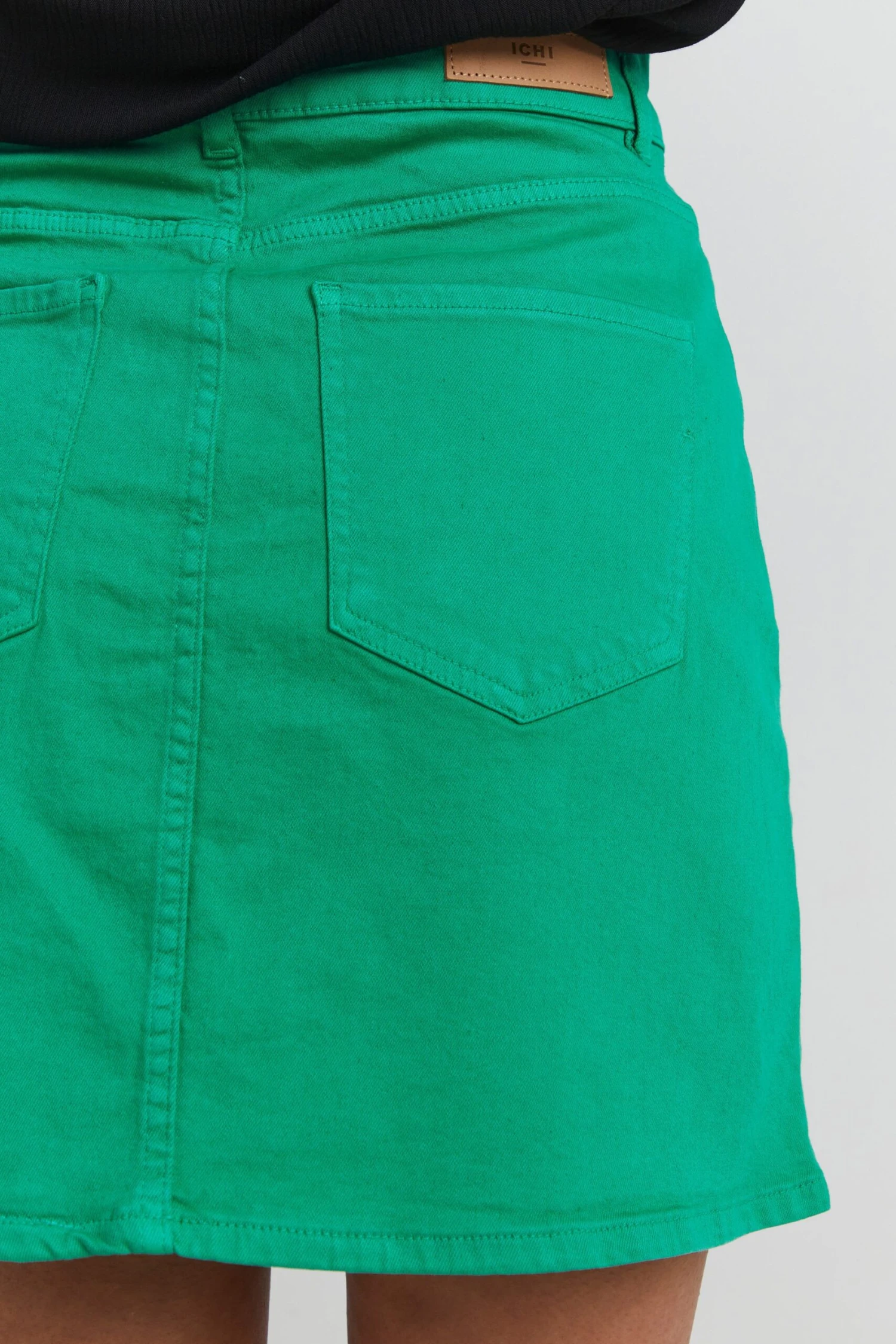 ICHI Jeansrock In Grün 7 ICHI Jeansrock In Grün – Bild 5
