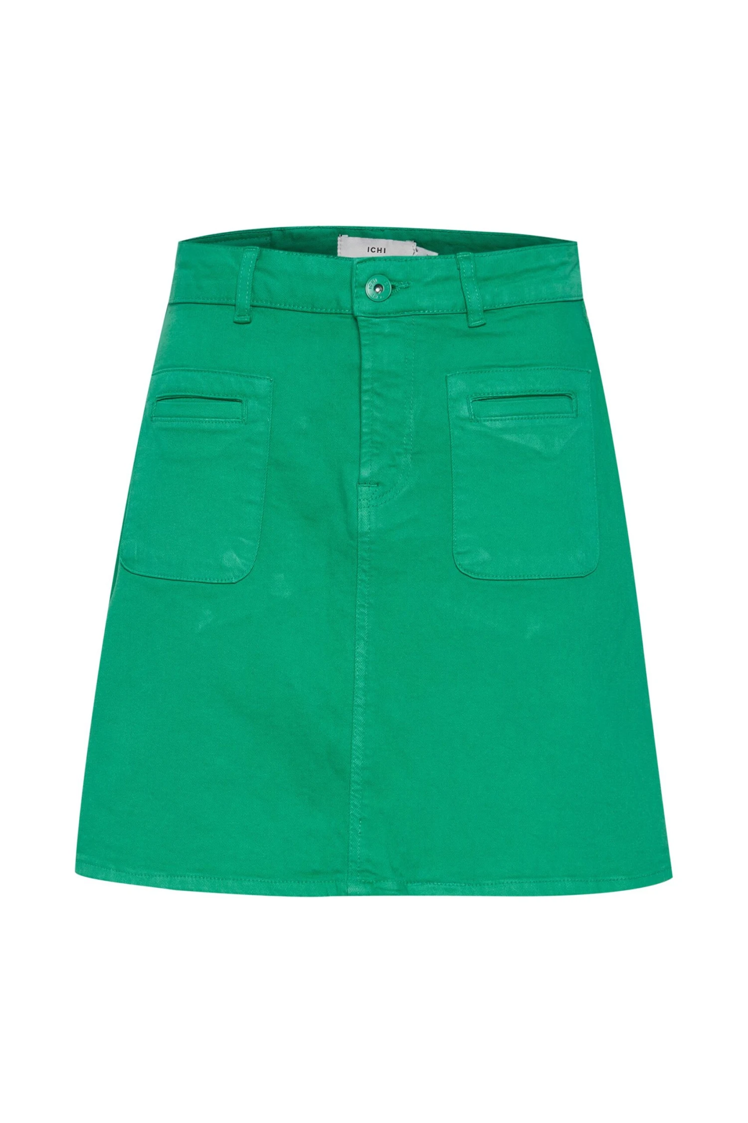 ICHI Jeansrock In Grün 8 ICHI Jeansrock In Grün – Bild 6