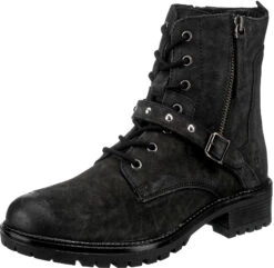 J&F Lace-Up Boots Mit Nietendetails