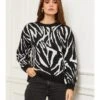 Pullover In Schwarz/ Weiß -Bekleidungsförderung Laden larmoire de suzette pullover in schwarz weiss