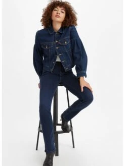 Jeans "724" - Slim Fit - In Dunkelblau -Bekleidungsförderung Laden levi s jeans 724 slim fit in dunkelblau 3