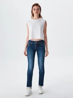 LTB Jeans "Molly" - Super Slim Fit - In Dunkelblau -Bekleidungsförderung Laden ltb jeans molly super slim fit in dunkelblau 2