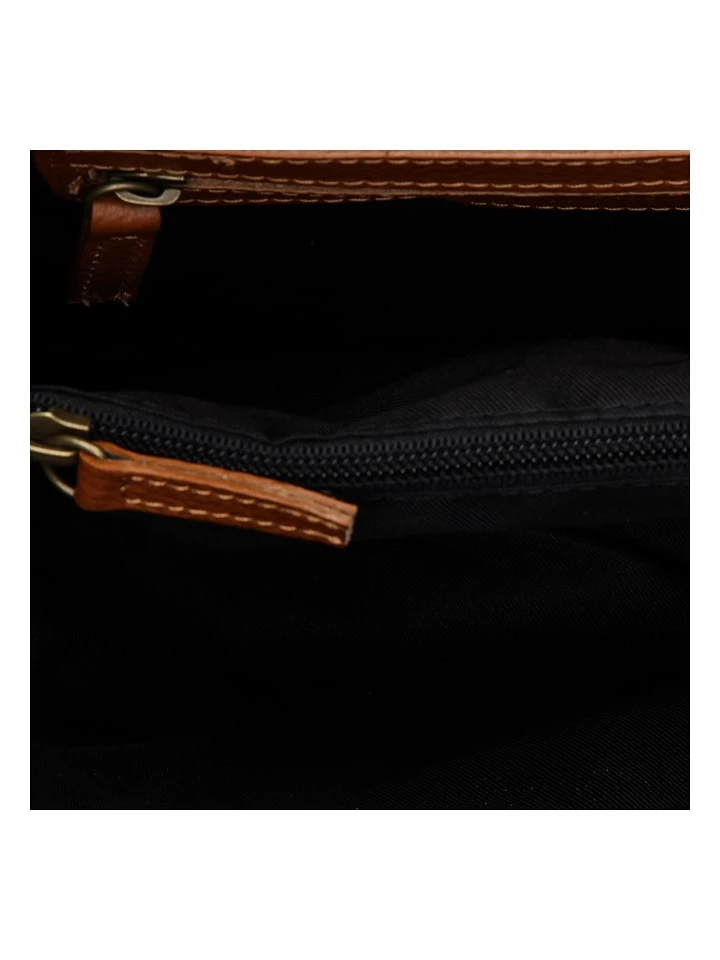 Leder-Henkeltasche "Bagi" In Braun - (B)30 X (H)23 X (T)12 Cm 5 Leder-Henkeltasche "Bagi" In Braun - (B)30 X (H)23 X (T)12 Cm – Bild 3