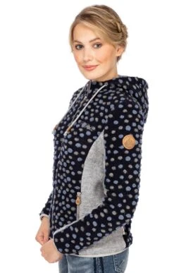 Jacke BICHL Blau Grau -Bekleidungsförderung Laden marjo jacke bichl blau grau 2