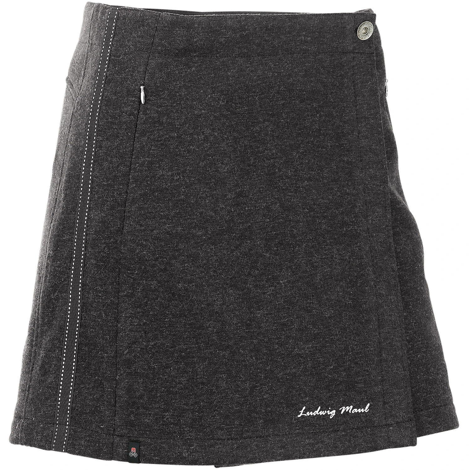 Wollfleece Wickelrock Mellau I In Schwarz 3 Wollfleece Wickelrock Mellau I In Schwarz