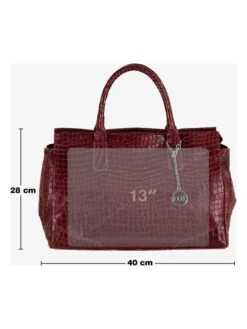 Leder-Henkeltasche "Pozzuoli" In Rot - (B)40 X (H)28 X (T)21 Cm 14 Leder-Henkeltasche "Pozzuoli" In Rot - (B)40 X (H)28 X (T)21 Cm -Bekleidungsförderung Laden mia tomazzi leder henkeltasche pozzuoli in rot b 40 x h 28 x t 21 cm 5