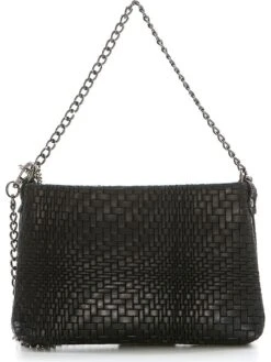 Leder-Umhängetasche "Lunigiana" In Schwarz - (B)26 X (H)16 X (T)4 Cm -Bekleidungsförderung Laden mia tomazzi leder umhangetasche lunigiana in schwarz b 26 x h 16 x t 4 cm 2