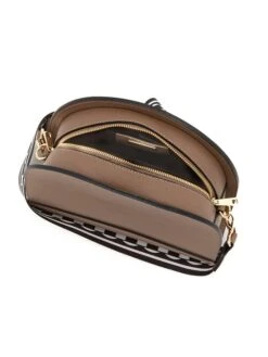 Leder-Umhängetasche "Marghera" In Taupe - (B)26 X (H)20 X (T)8 Cm -Bekleidungsförderung Laden mia tomazzi leder umhangetasche marghera in taupe b 26 x h 20 x t 8 cm 3