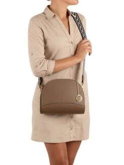 Leder-Umhängetasche "Marghera" In Taupe - (B)26 X (H)20 X (T)8 Cm -Bekleidungsförderung Laden mia tomazzi leder umhangetasche marghera in taupe b 26 x h 20 x t 8 cm 4