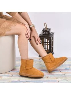 Leder-Boots In Hellbraun -Bekleidungsförderung Laden moosefield leder boots in hellbraun 2