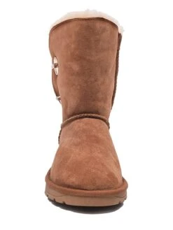 Leder-Winterboots "Beila" In Hellbraun -Bekleidungsförderung Laden nicebay leder winterboots beila in hellbraun 2