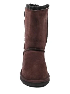 Leder-Winterstiefel "Bernie" In Braun -Bekleidungsförderung Laden nicebay leder winterstiefel bernie in braun 2